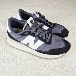 New Balance 237 WS237NB Womens Size 9 B Gray Black White Gum Sole Sneakers Shoes
